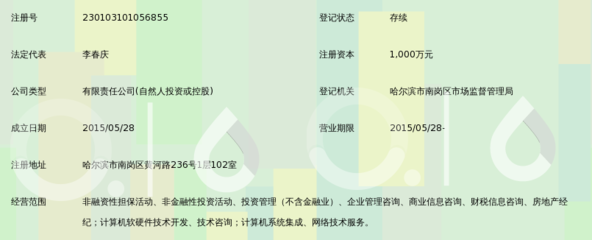 黑龍江晟貫祺非融資性擔保 專注服務，穩健護航